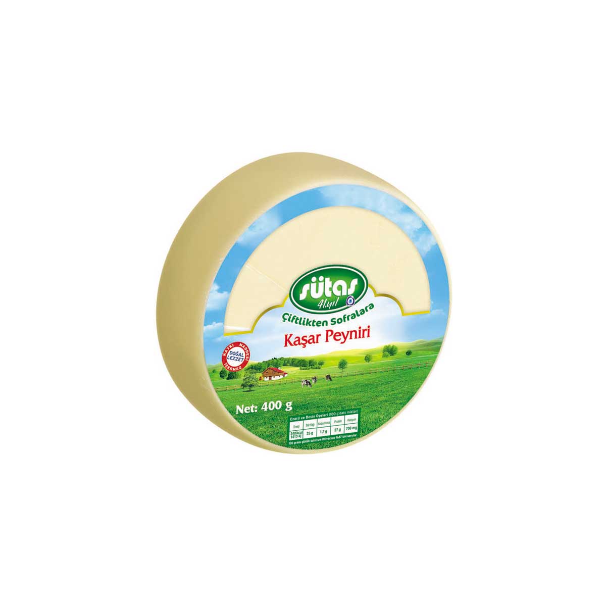 Sütaş Kaşar Peynir 400 Gr