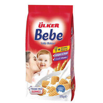 Ülker Bebe Bisküvi Sütlü 172 Gr
