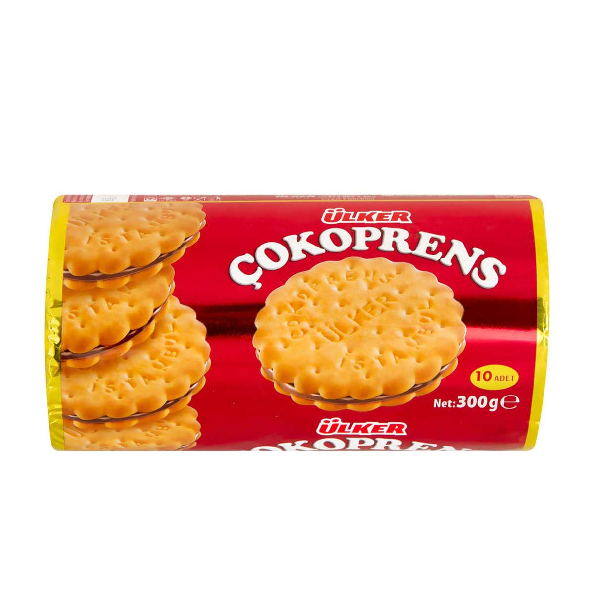 Ülker Çokoprens 10'lu Sandviç Bisküvi 300 Gr