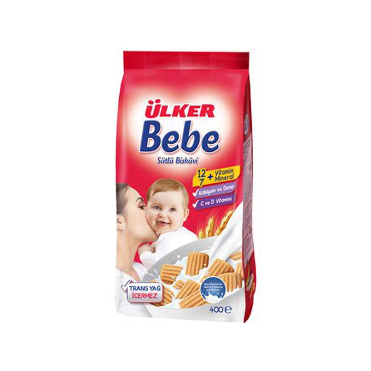 Ülker Bebe Bisküvi Sütlü 400 Gr