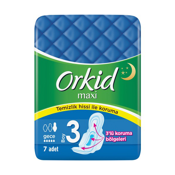 ORKID MAXI KANAT GECE TEKLI 10LU