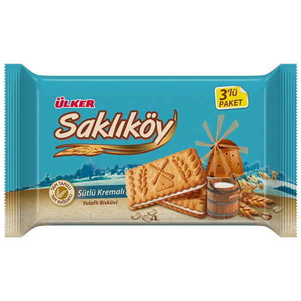 ULKER 826-6 SAKLIKOY SUT KRE.BIS.88GR