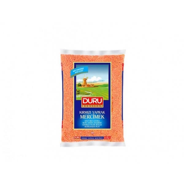 DURU KIRMIZI MERCIMEK 2 KG YAPRAK