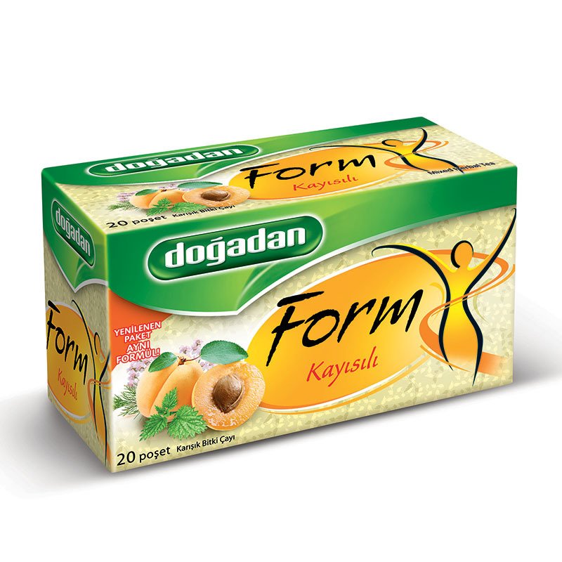 Doğadan Kayısılı Bitki Çayı 20 Adet 