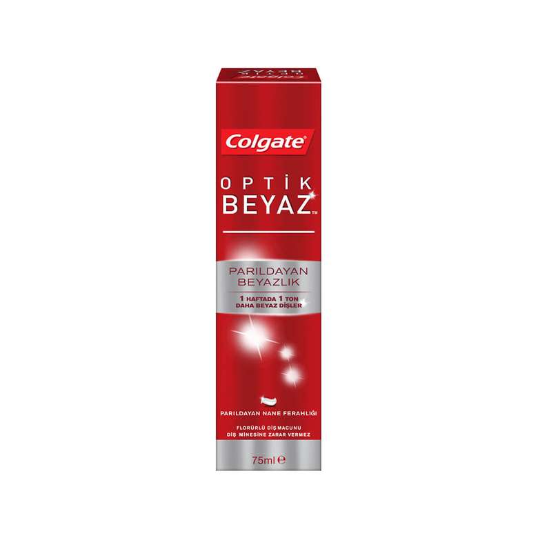 COLGATE 75ML OPTIK BEYAZ PARILDAYAN BEYAZLIK