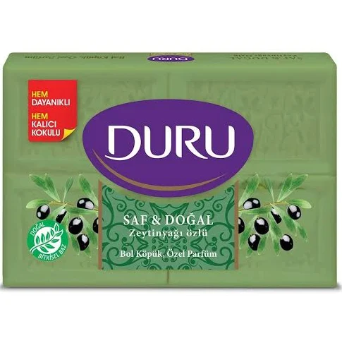 Duru Saf ve Doğal Zeytinyağlı Sabun 4x70 Gr