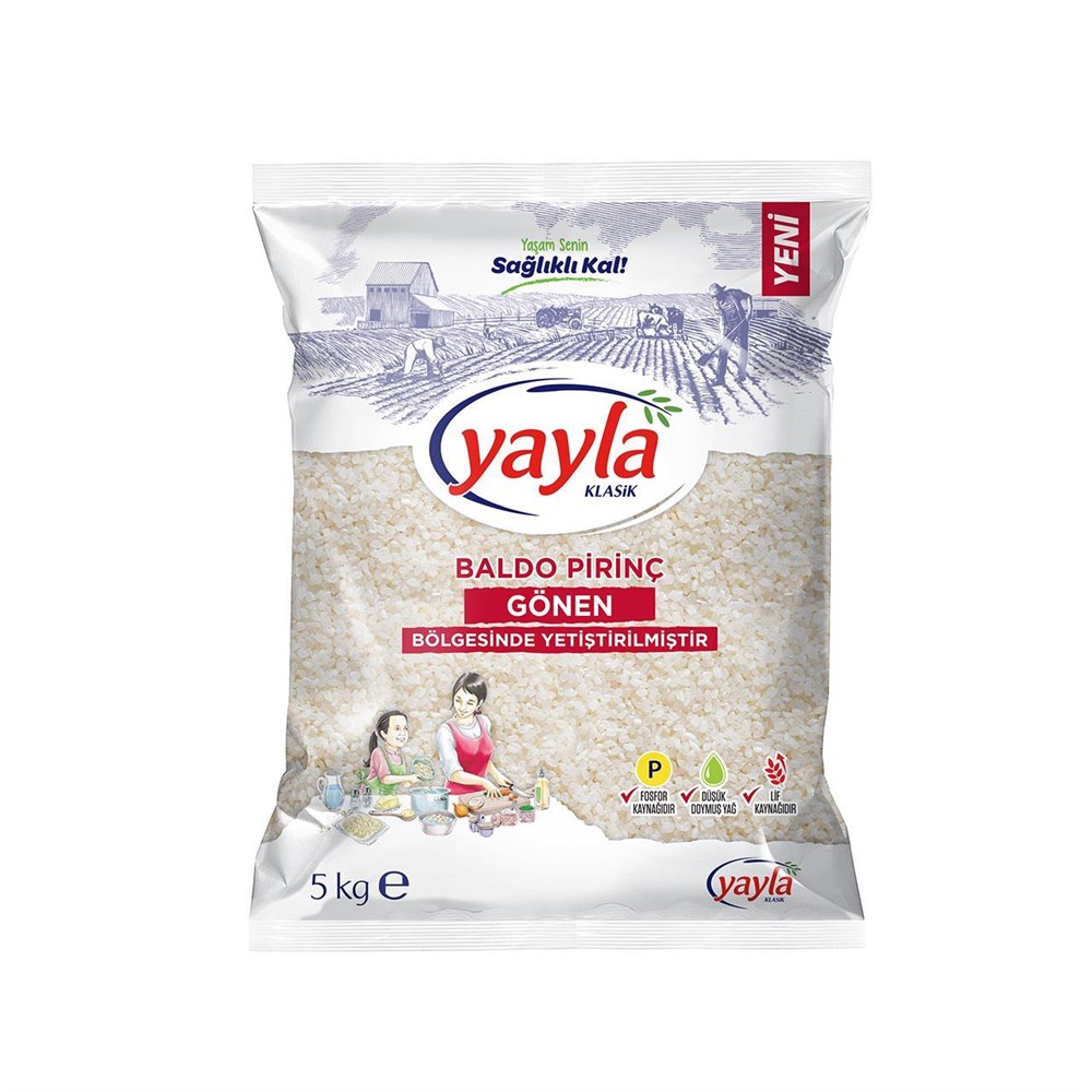 Yayla Gönen Baldo Pirinç 5 Kg