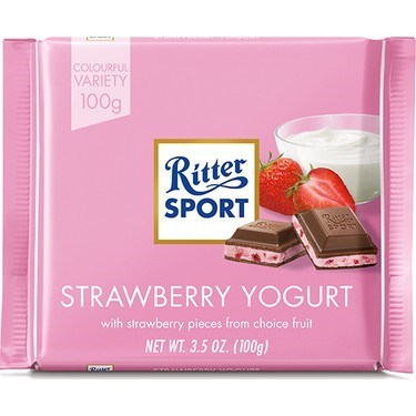 RITTER STRAWBERRY YOGURT 100 GR