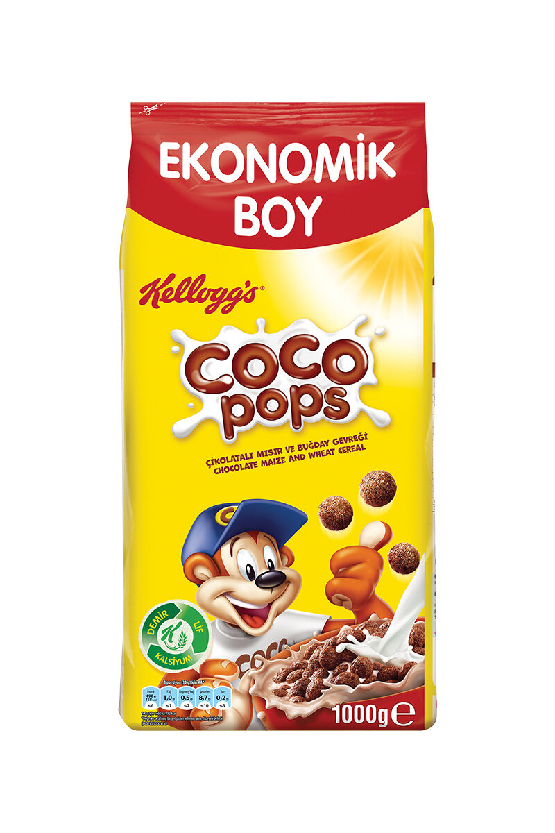 Ülker Coco Pops Çikolatalı Gevrek 1000 Gr