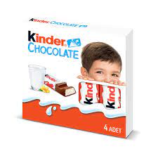 Kinder Çikolata 4'lü 50 Gr
