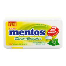 MENTOS 21 GR CLEAN BREATH LIMON FERAHLIGI 