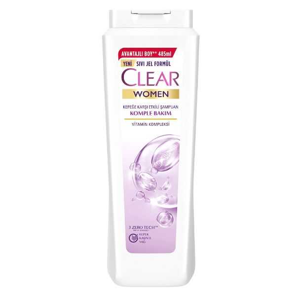 Clear Women Komple Bakım Şampuan 485 Ml