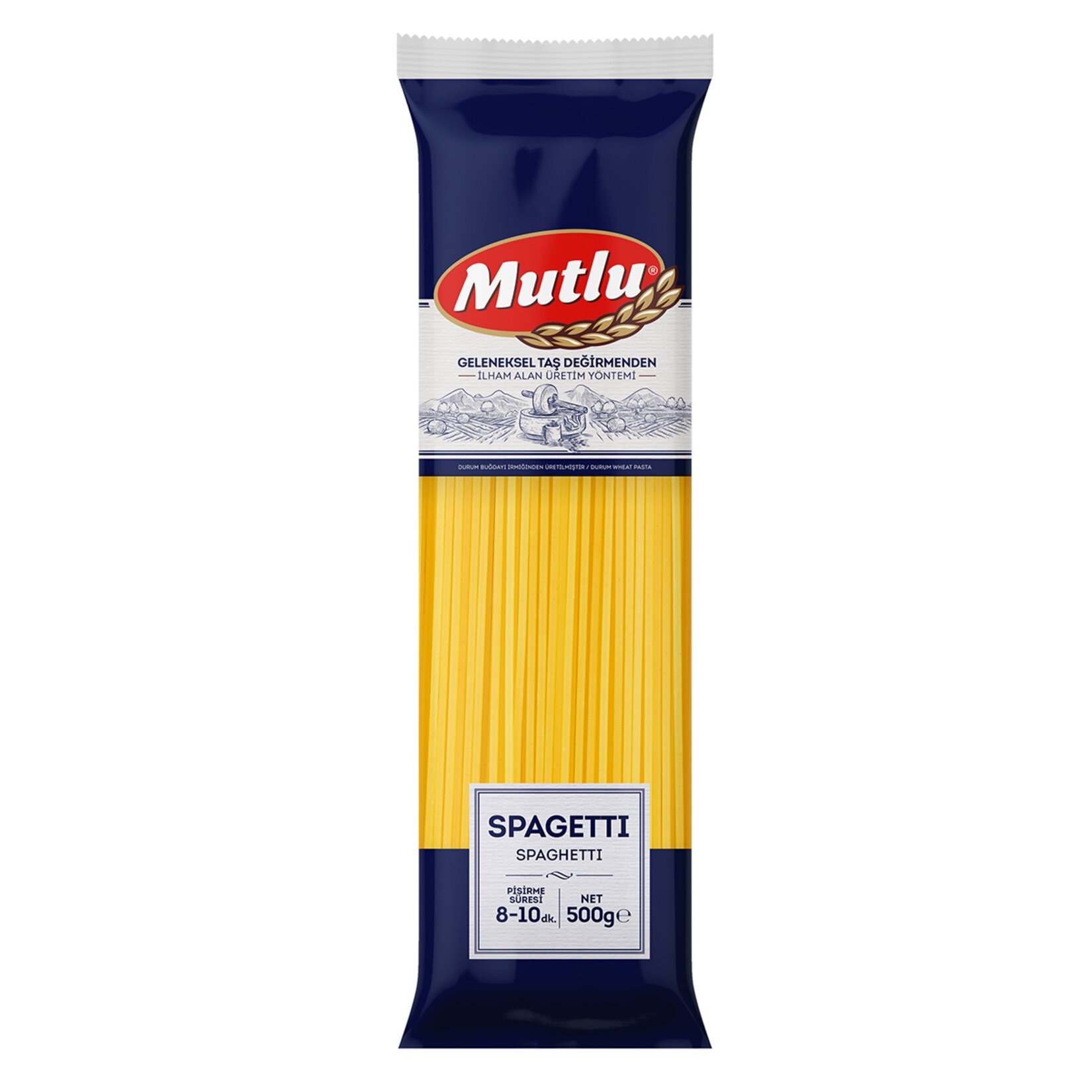 MUTLU MAKARNA SPAGETTI 500GR