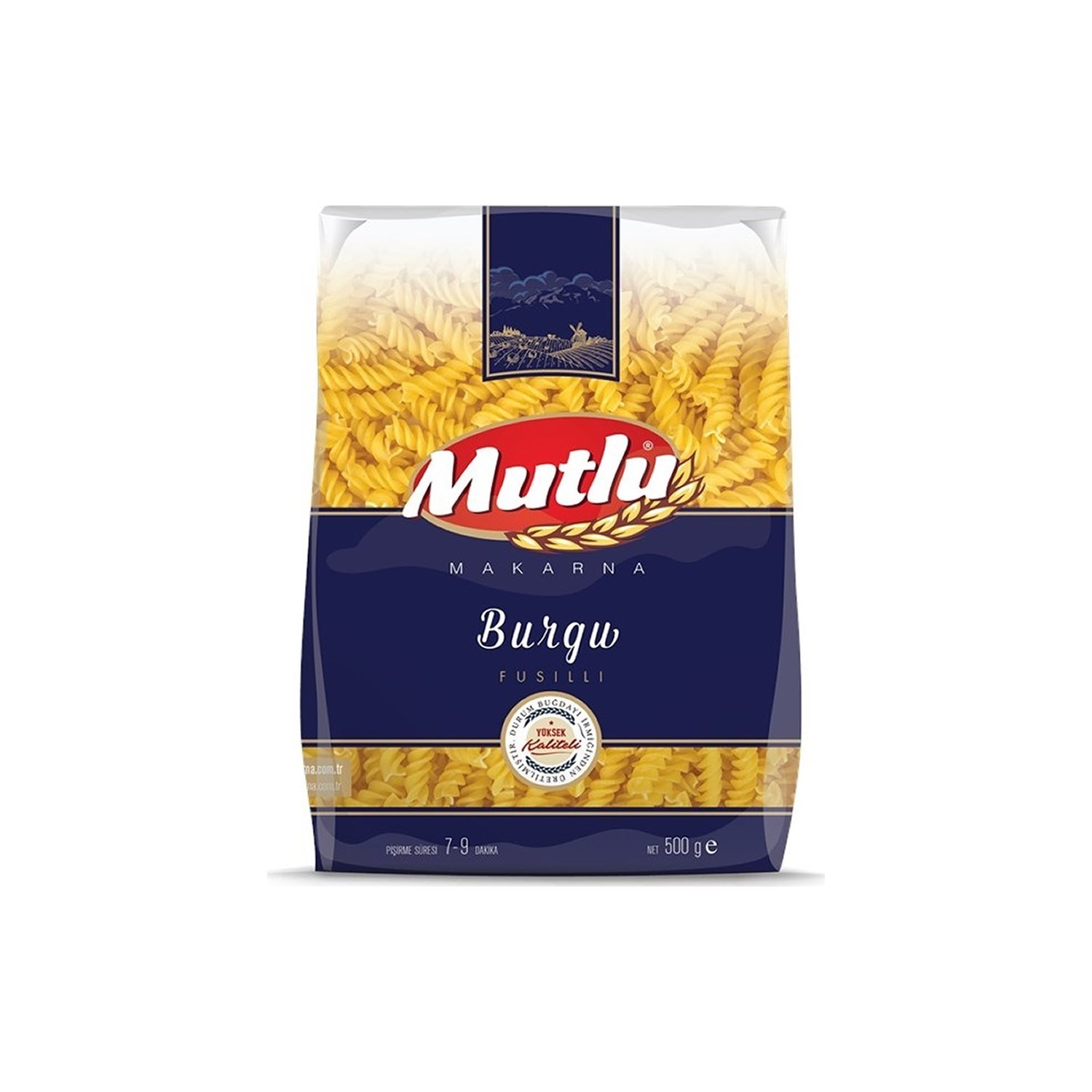MUTLU MAKARNA BURGU 500GR
